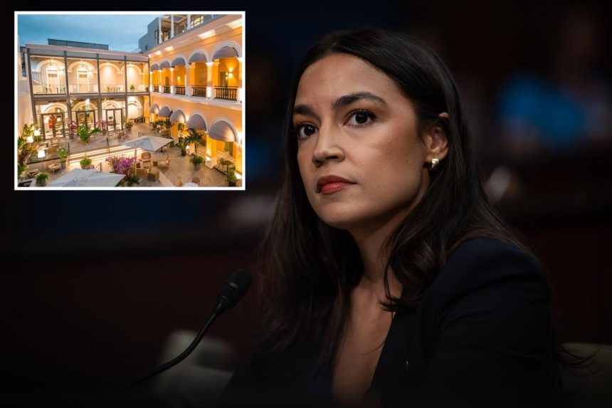 AOC splurged nearly K on pricey hotel stays, dining and renting Puerto Rico concert venue where Bad Bunny performed