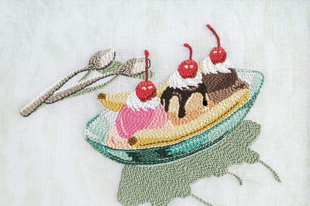 Adrienna Matzeg’s Embroideries Serve Up the Nostalgic Charm of the Greasy Spoon — Colossal