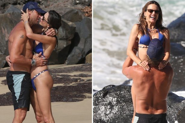 Alessandra Ambrosio Caught Smooching Buck Palmer on Brazilian Beach