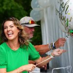 Amanda Balionis rocks red and black in advanced ‘festival dump’ ahead of Christmas