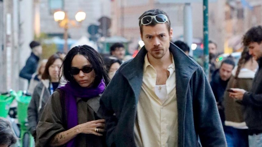 Zoë Kravitz and Harry Styles Punch Up Their Subdued Couple Style