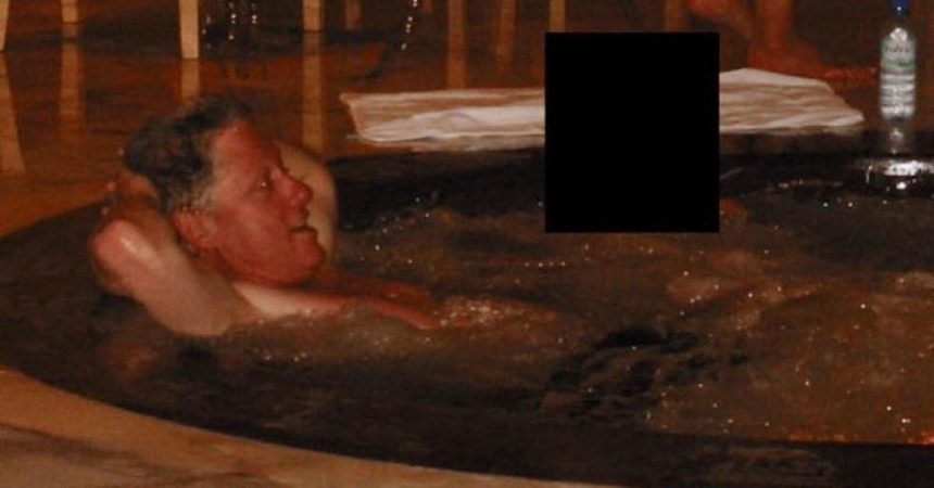 Bill Clinton Swims With Epstein’s Lover in Never-Before-Seen Photos.
