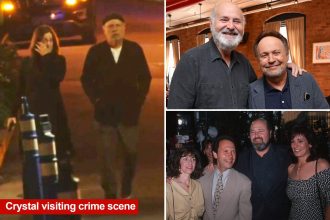 Billy Crystal seen at Rob Reiner’s LA home hours after his longtime friend’s death