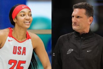 Bonding with her future coach