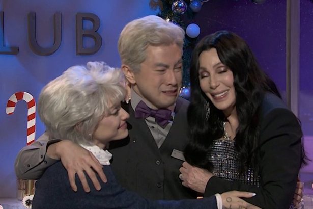 Bowen Yang Breaks Down in Tears in Final SNL Sketch With Ariana Grande