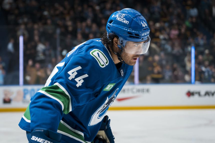 Canucks’ Kiefer Sherwood revisits his iconic body checks