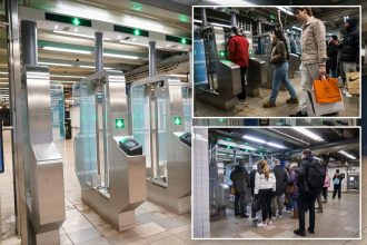Child gets head stuck in MTA’s new ‘modern’ fare gates