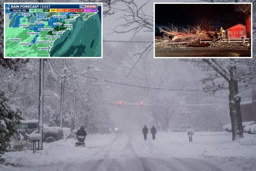 Coast-to-coast storm leaves 300K without power as powerful winds wreak havoc