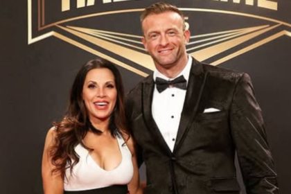 Congratulations to WWE legend Nick Aldis and his wife Mickie James