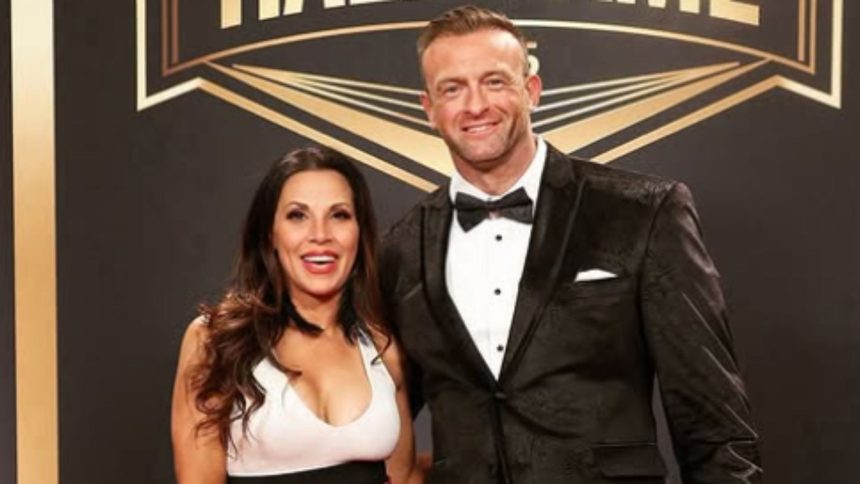 Congratulations to WWE legend Nick Aldis and his wife Mickie James