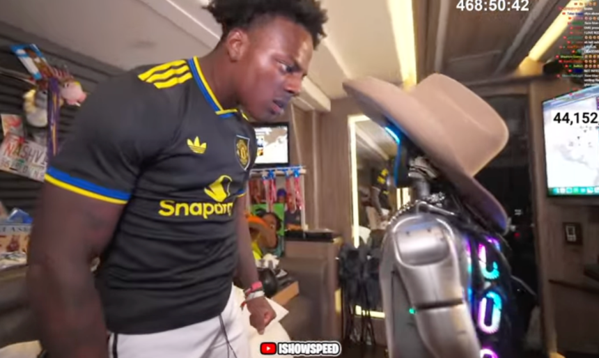 Creator IShowSpeed sued for allegedly punching, choking viral humanoid Rizzbot