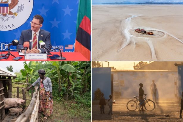 Crying diplomat, lead dust, drone pix : Goats and Soda : NPR