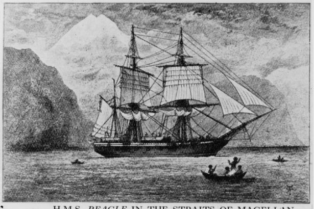 December 27, Charles Darwin sets out on world voyage
