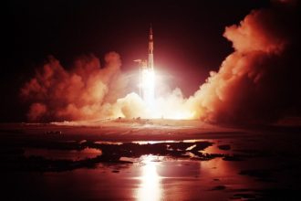 December 7, Apollo 17 blasts off