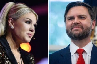 Erika Kirk Endorses JD Vance for President in 2028 After ‘Handsy’ Hug