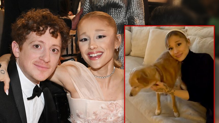 Ethan Slater Celebrates Christmas Holiday with Ariana Grande