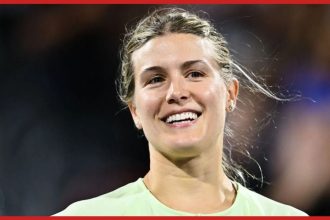 Eugenie Bouchard dons leopard-print bikini as she enjoys dreamy boat getaway with her ‘hot friend’