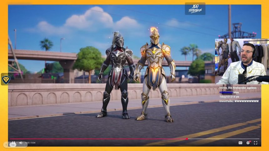 Fortnite streamer CouRageJD confirms Icon Series skin on livestream