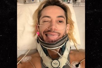Frankie Grande Healing After Undergoing Cervical Spine Surgery