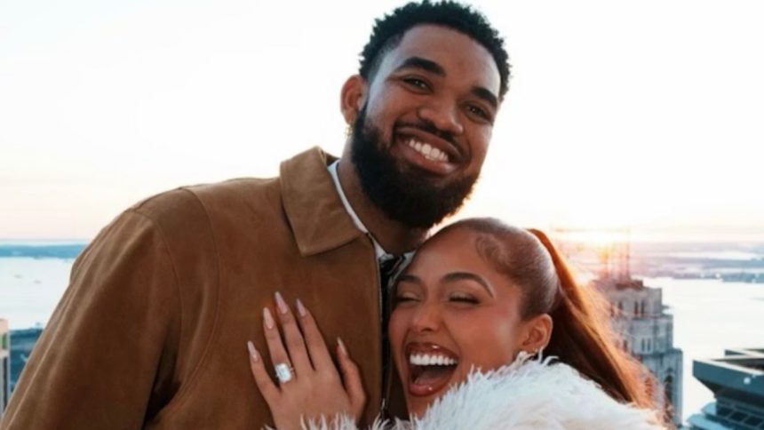Karl-Anthony Towns Proposes To Jordyn Woods