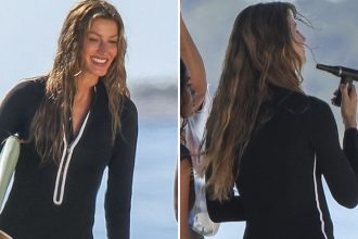 Gisele Bündchen Sexy Surfboard Photoshoot in Miami