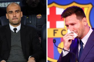“Good question” – Pep Guardiola snubs Lionel Messi as he names ex-Barcelona forward as player he wished he could have played with