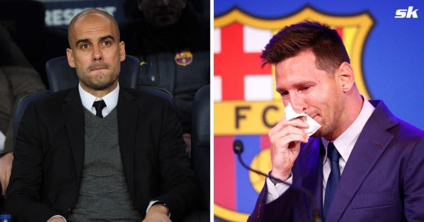 “Good question” – Pep Guardiola snubs Lionel Messi as he names ex-Barcelona forward as player he wished he could have played with