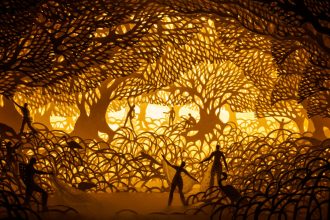 Hari & Deepti Conjure Magical Narratives with Illuminated Paper Sculptures — Colossal