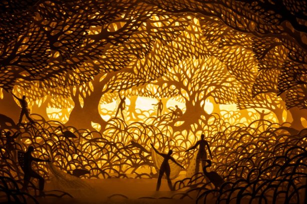Hari & Deepti Conjure Magical Narratives with Illuminated Paper Sculptures — Colossal