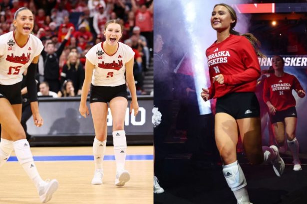 Harper Murray, Bergen Reilly, Allie Sczech and other Nebraska volleyball players react to Masie Boesiger’s emotional farewell note