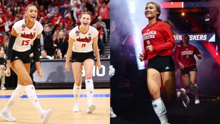 Harper Murray, Bergen Reilly, Allie Sczech and other Nebraska volleyball players react to Masie Boesiger’s emotional farewell note