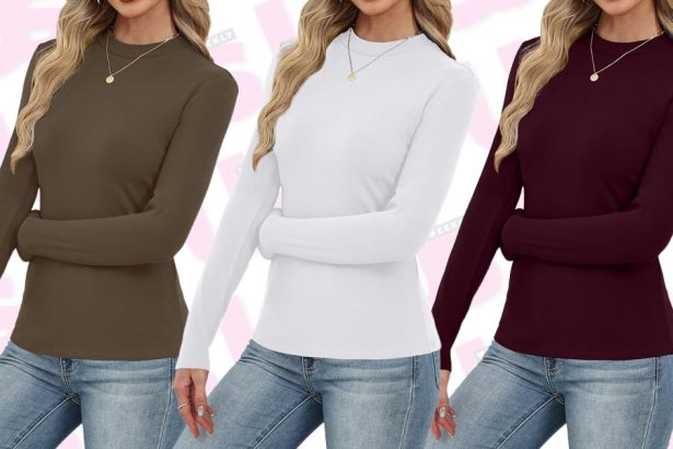 Hurry! This Wintertime Layering T-Shirt Is on Sale for Just 