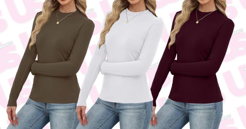 Hurry! This Wintertime Layering T-Shirt Is on Sale for Just 