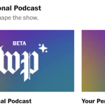 Is The Washington Post’s new AI podcast a hallmark of the future? : NPR