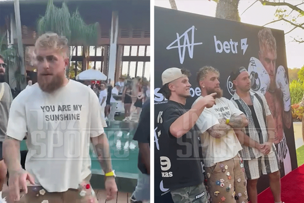 Jake Paul Looks Good at Party After Anthony Joshua Breaks His Jaw