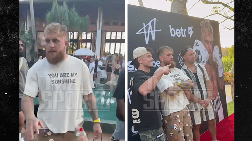 Jake Paul Looks Good at Party After Anthony Joshua Breaks His Jaw