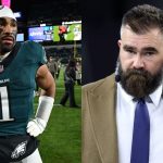 Jason Kelce sounds off on Jalen Hurts’ reduced rushing as Eagles’ offense sputters