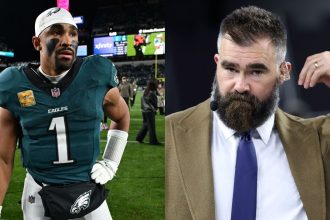 Jason Kelce sounds off on Jalen Hurts’ reduced rushing as Eagles’ offense sputters