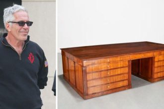 Jeffrey Epstein’s Belongings For Sale Including Antique Desk