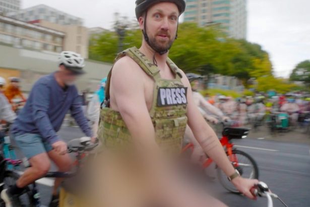 Jordan Klepper Got Pepper Sprayed at Naked Protest for The Daily Show