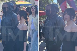 Kanye West Takes Wife Bianca Censori, His Kids to Disney’s California Adventure