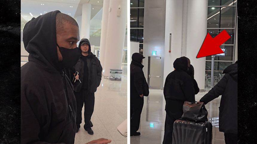 Kanye West and Bianca Censori Travel to South Korea Together