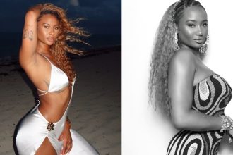 Kayla Nicole drops ‘lil heat’ posing in leopard-print swimsuit with LA temperatures soaring to 58°F 