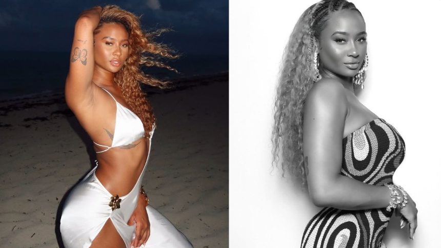 Kayla Nicole drops ‘lil heat’ posing in leopard-print swimsuit with LA temperatures soaring to 58°F 