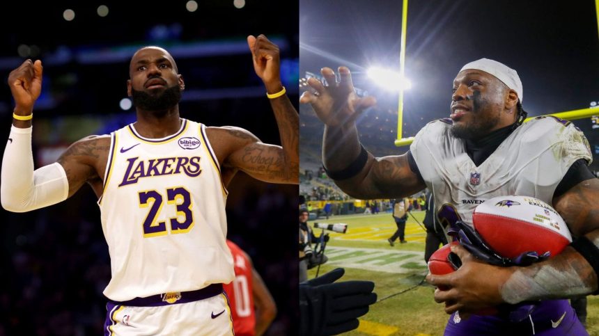 LeBron James drops blunt verdict on Derrick Henry’s 4-TD outburst vs. Packers amid Ravens RB’s string of poor performances