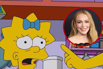 Lindsay Lohan Posts Teaser of Her Debut as Future Maggie on ‘The Simpsons’