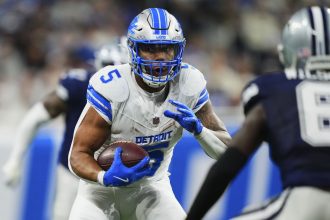 Lions get massive news on RB’s status for Christmas game vs. Vikings