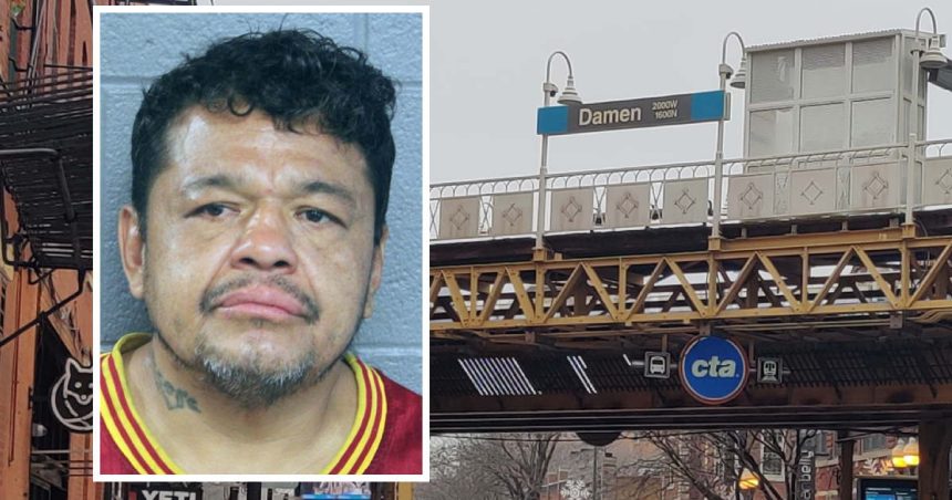 Man charged with setting belongings, himself on fire aboard Blue Line train in Wicker Park