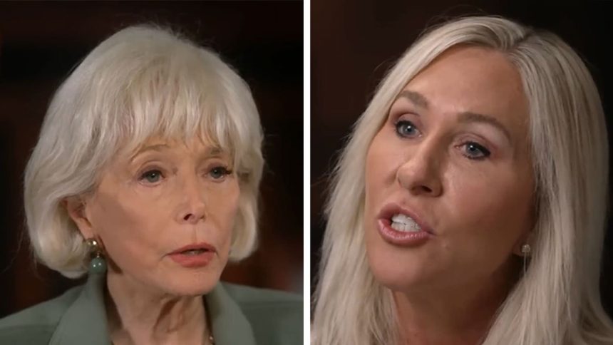 Marjorie Taylor Greene Clashes With Lesley Stahl Over Political Toxicity