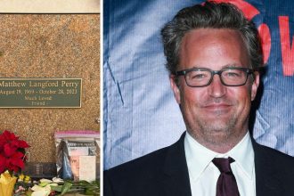 Matthew Perry’s Crypt Marker Finally Revealed Two Years After His Death